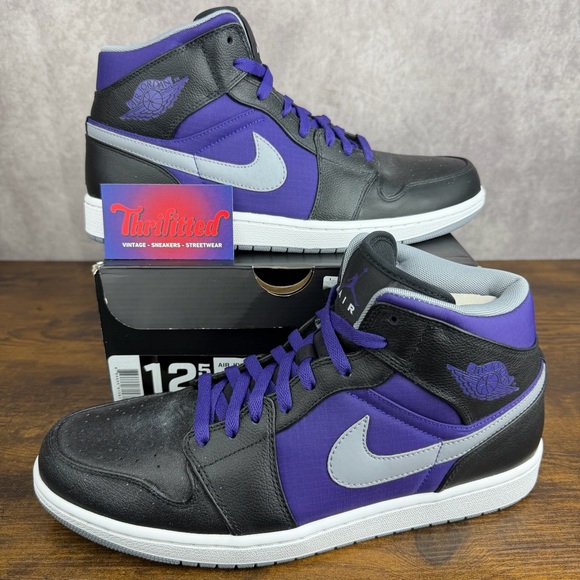 NEW Air Jordan 1 Retro Phat Court Purple Size 12.5 364770-018 Men’s Sneakers OG